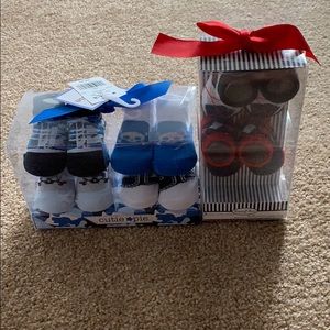 NIB Baby boy bootie lot (0-12 month)